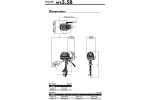 Tohatsu MFS 3.5 pk fourstroke | Buitenboordmotor